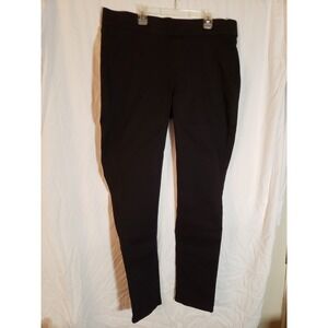 Women's Sonoma Black Skinny Pull On Jeans Size 16R (H429)